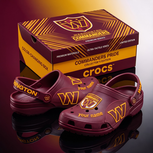 SIGNATURE NFL X WC EXCLUSIVE PERSONALIZED CROCS CLASSIC CLOG LIMITED EDITION