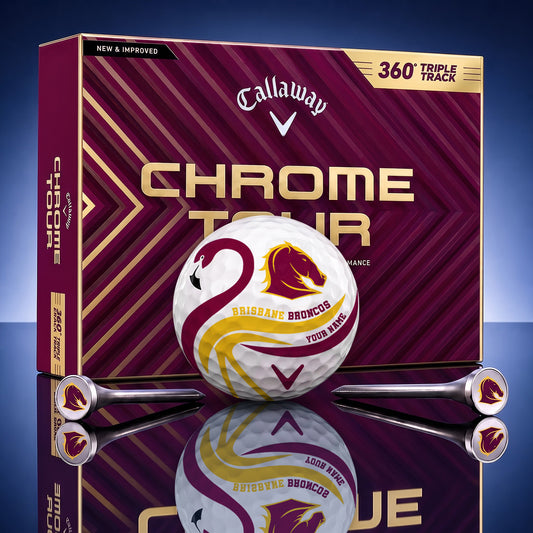SIGNATURE NRL X BB LUXURY FLAMINGO PERSONALIZED GOLF BALL TOURNAMENT LIMITED EDITION