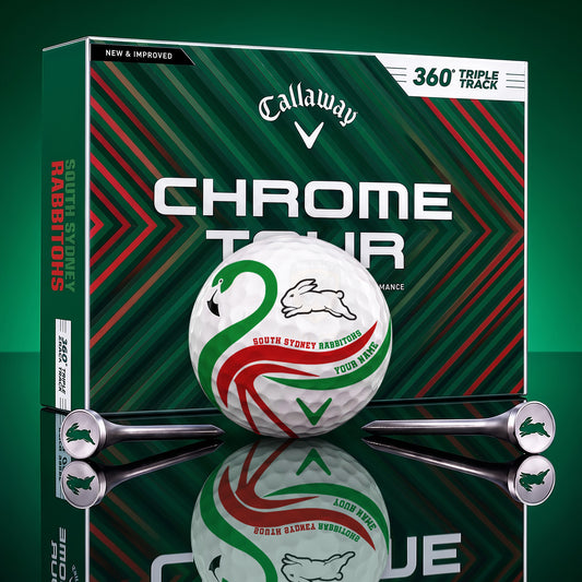 SIGNATURE NRL X SSR LUXURY FLAMINGO PERSONALIZED GOLF BALL TOURNAMENT LIMITED EDITION