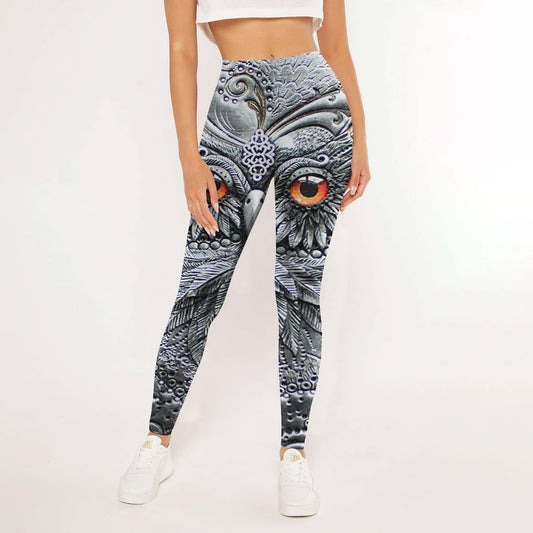 Owl Leggings | Yoga Pants For Women | Spanx Leggings | Leggings For Women