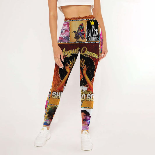 August Black Leggings | Yoga Pants For Women | Spanx Leggings | Leggings For Women