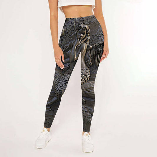 Mermaid Leggings | Yoga Pants For Women | Spanx Leggings | Leggings For Women